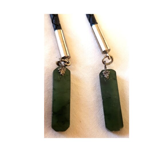 Eagle Bolo Tie Vintage 1950 Signed BENNETT PAT. PEND. C-31 Green - Picture 6 of 7